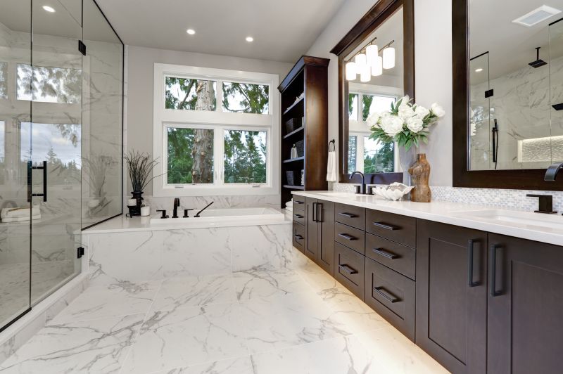 Luxurious Bathtub and Double Vanity